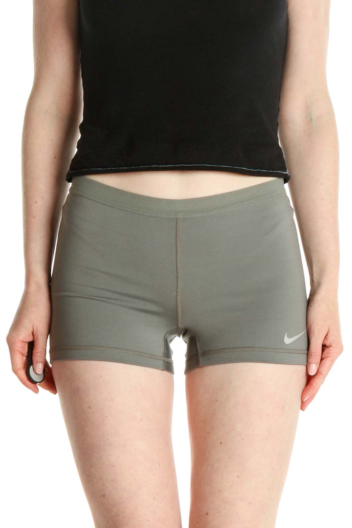 Green Activewear Shorts