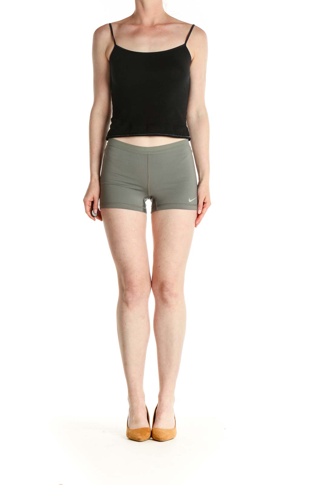 Green Activewear Shorts