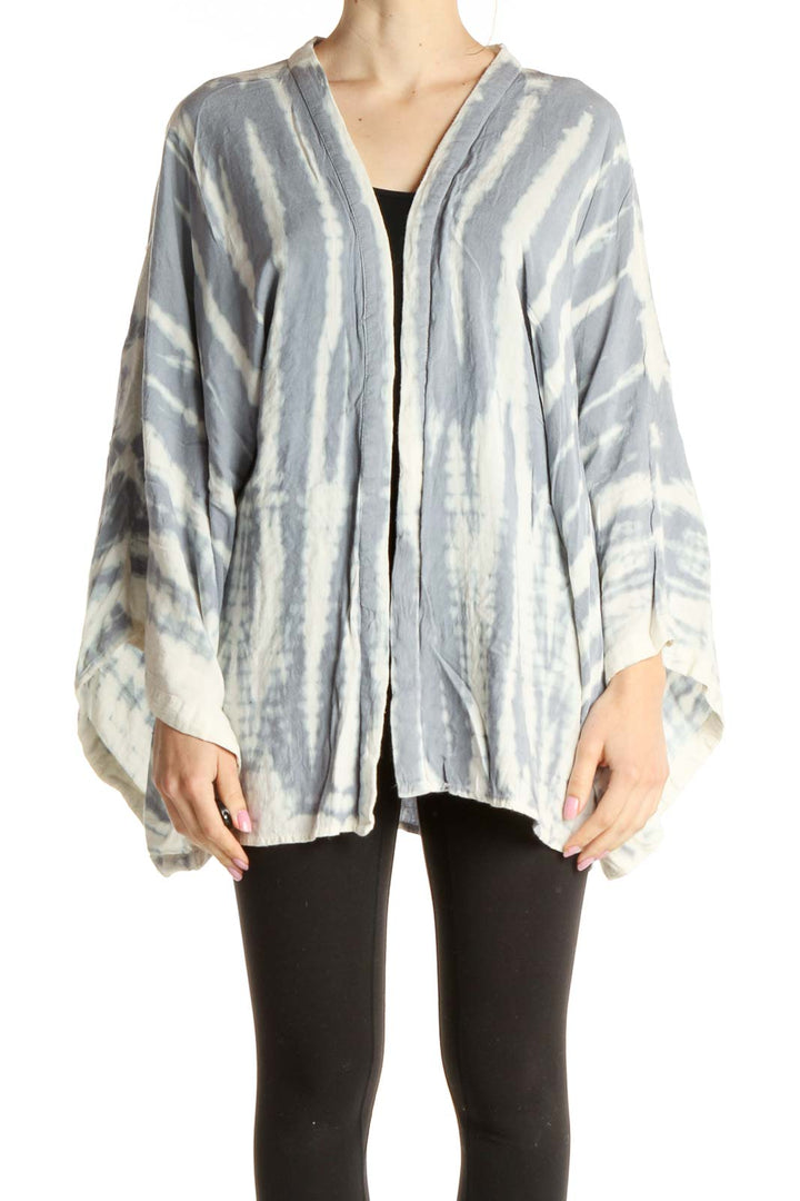 Blue Tie Dye Cardigan