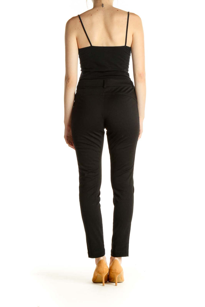 Black Casual Leggings