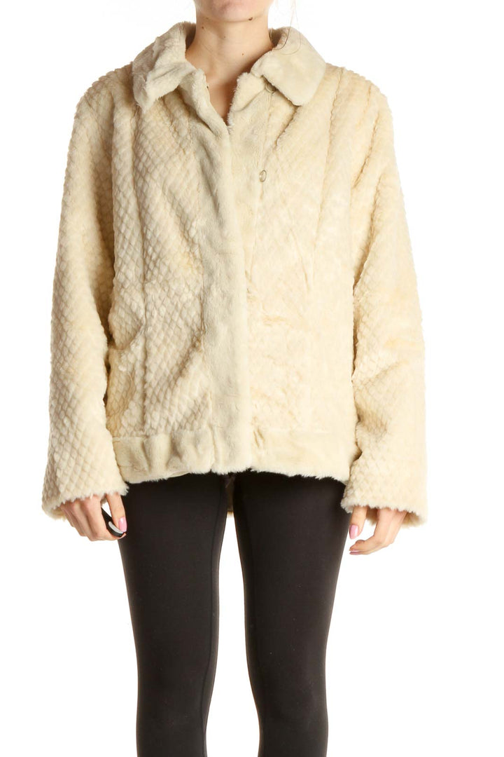 Beige Fur Jacket