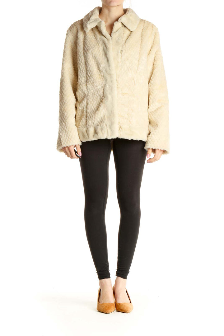 Beige Fur Jacket