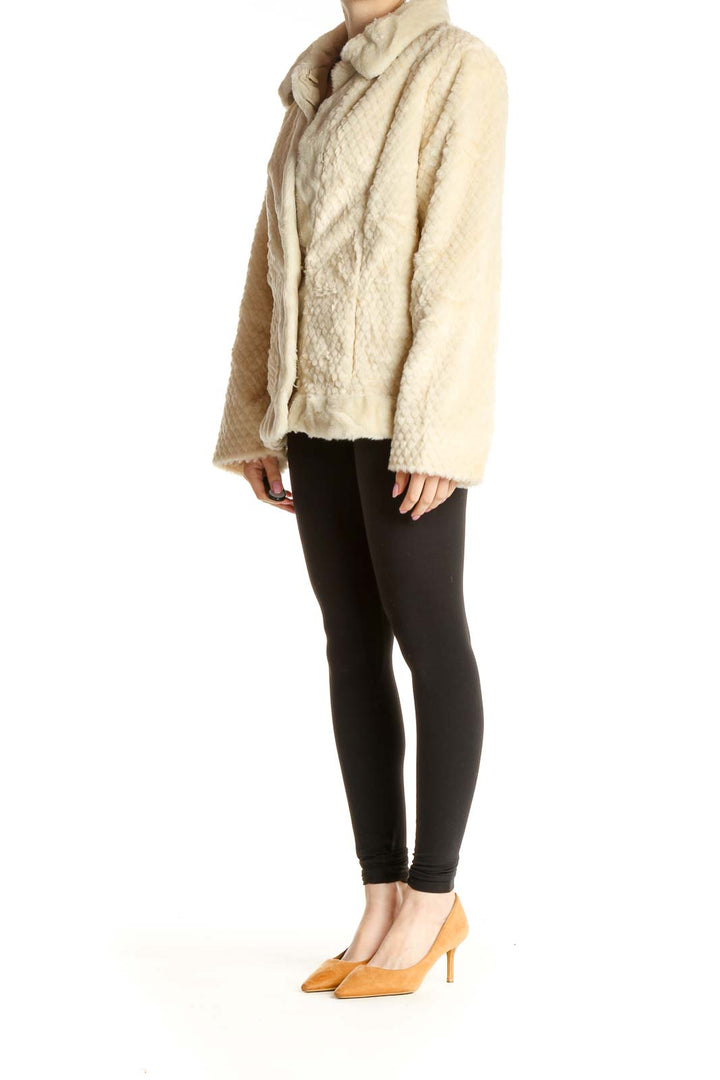 Beige Fur Jacket