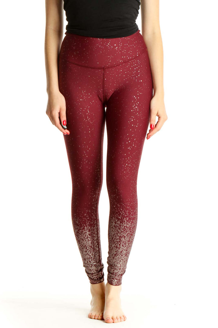 Red Activewear Leggings