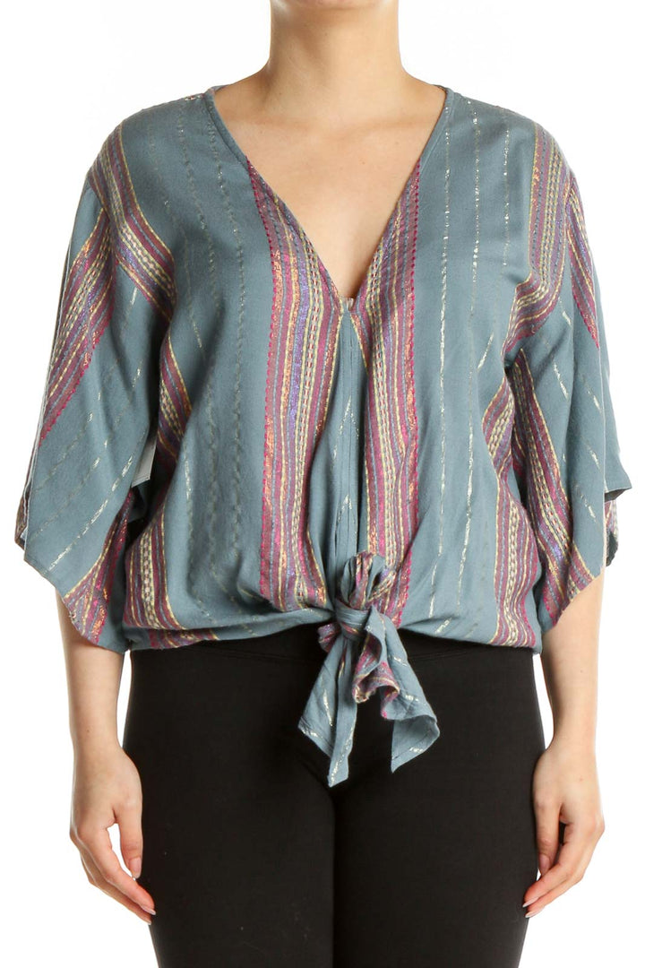 Blue All Day Wear Blouse