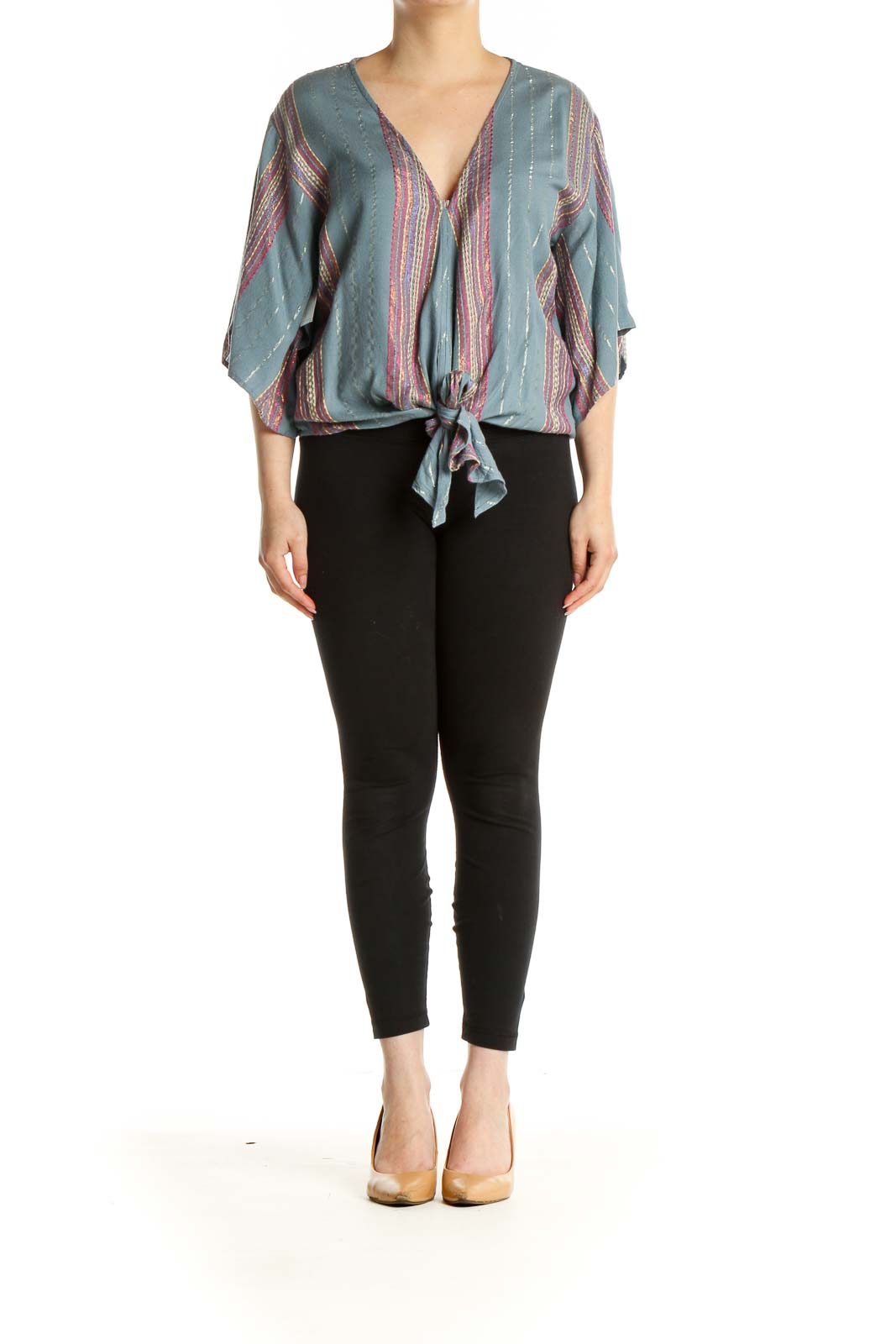 Blue All Day Wear Blouse