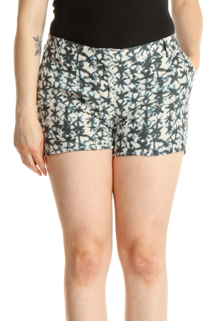 Gray Printed Brunch Shorts