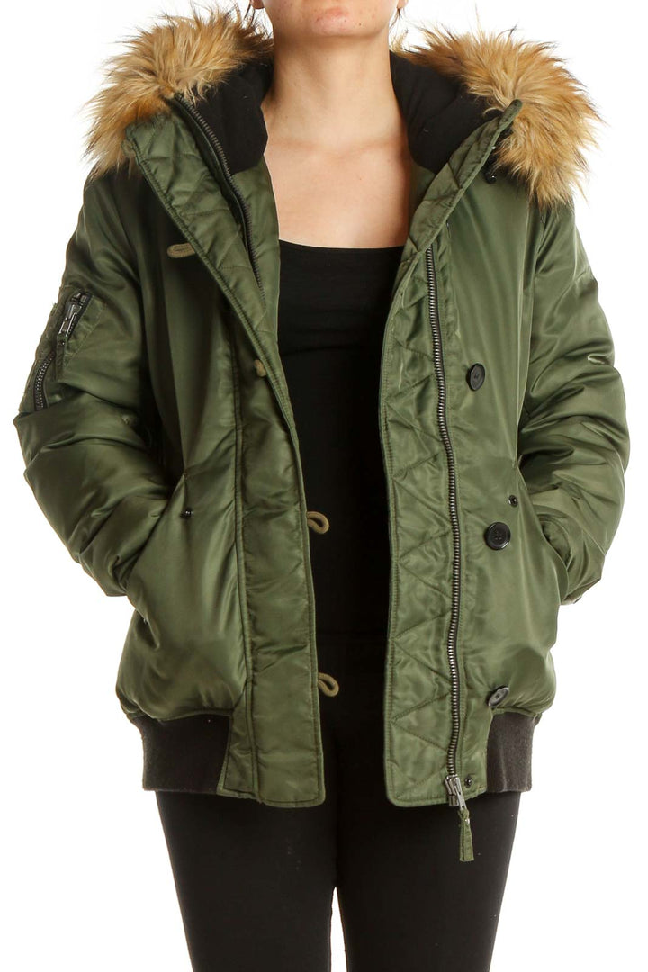 Green Parka Jacket