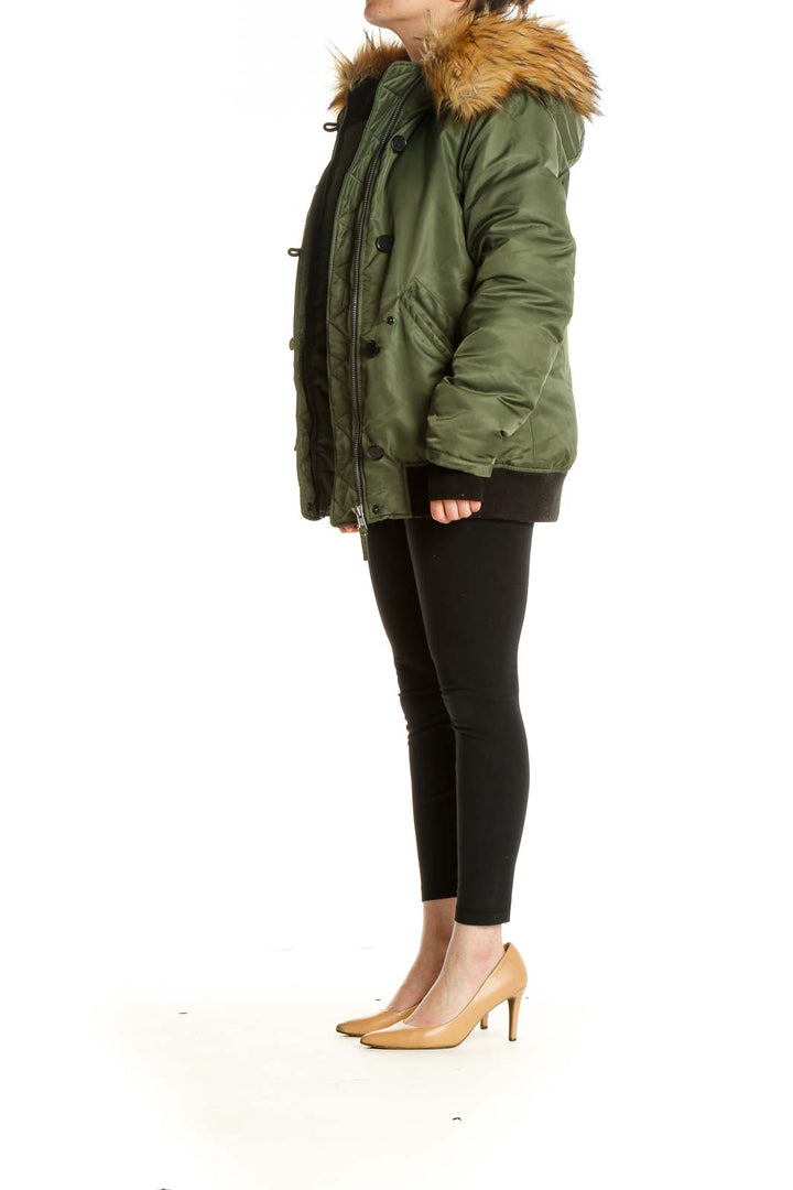 Green Parka Jacket