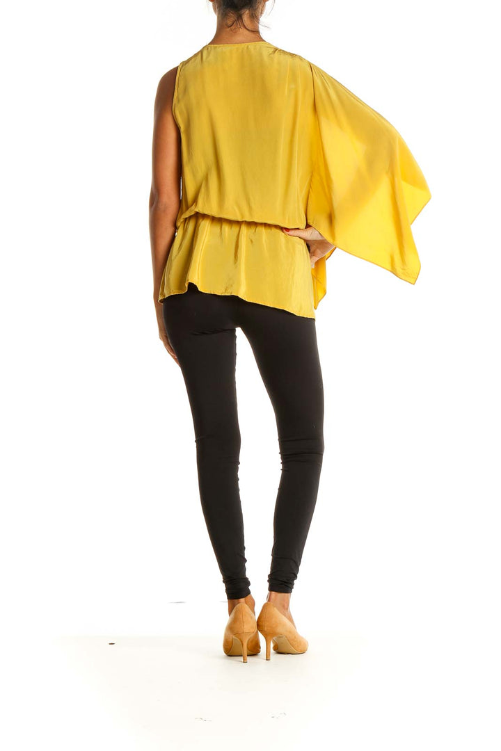 Yellow Solid Blouse