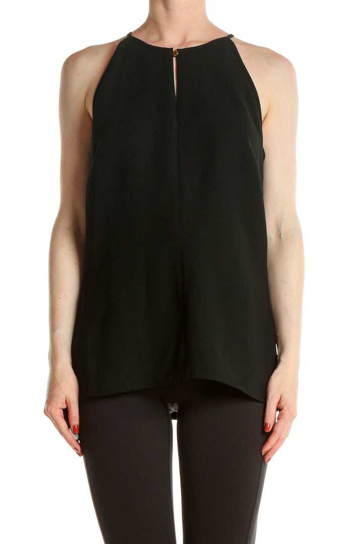 Black Solid Blouse