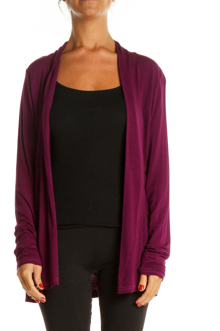 Purple Cardigan