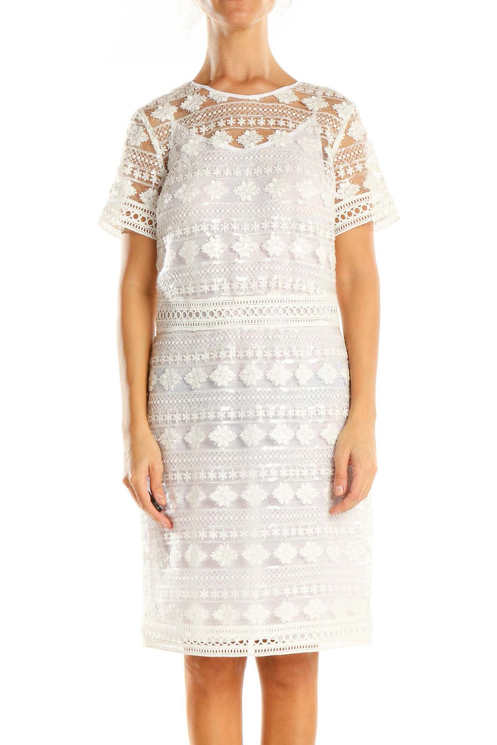 White Lace Day Dress