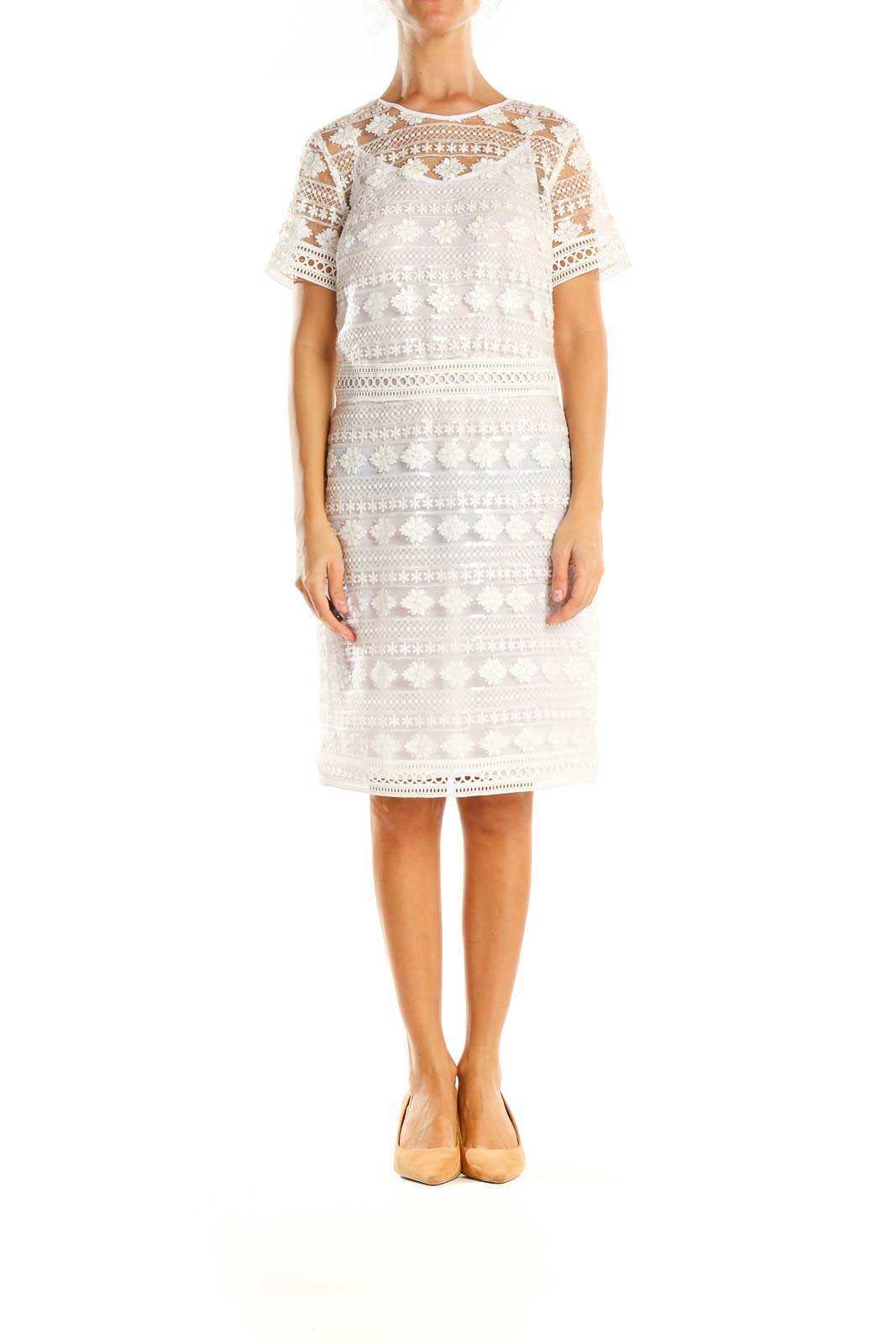 White Lace Day Dress