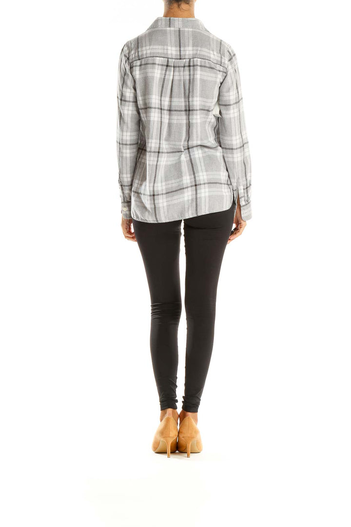 Gray Checkered All Day Wear Shirt