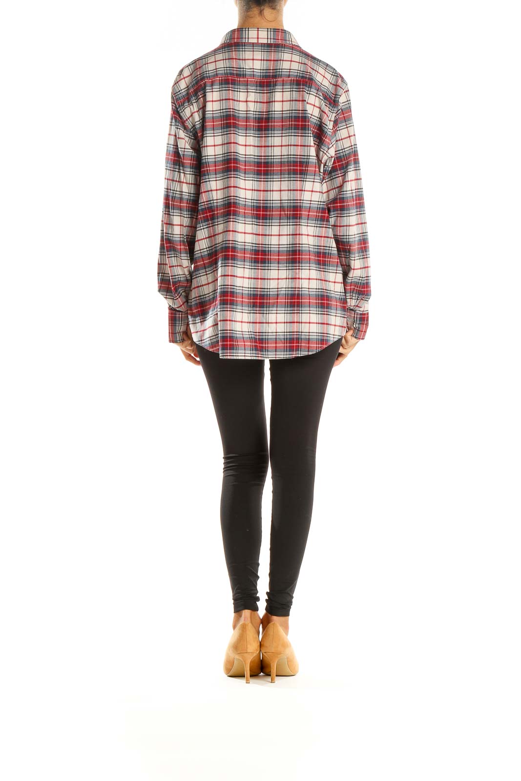 Red Checkered Casual Shirt