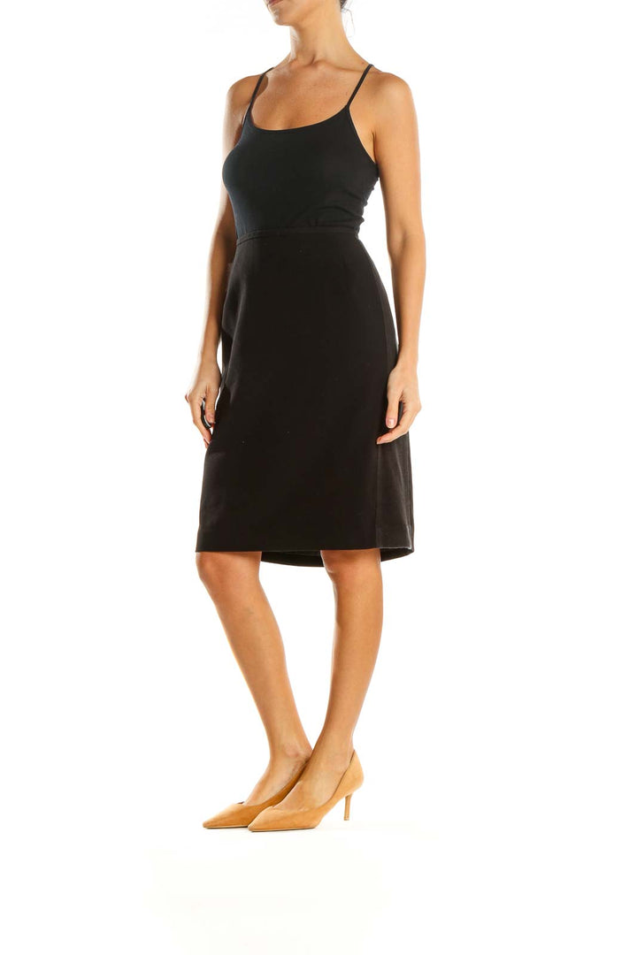 Black Brunch Pencil Skirt