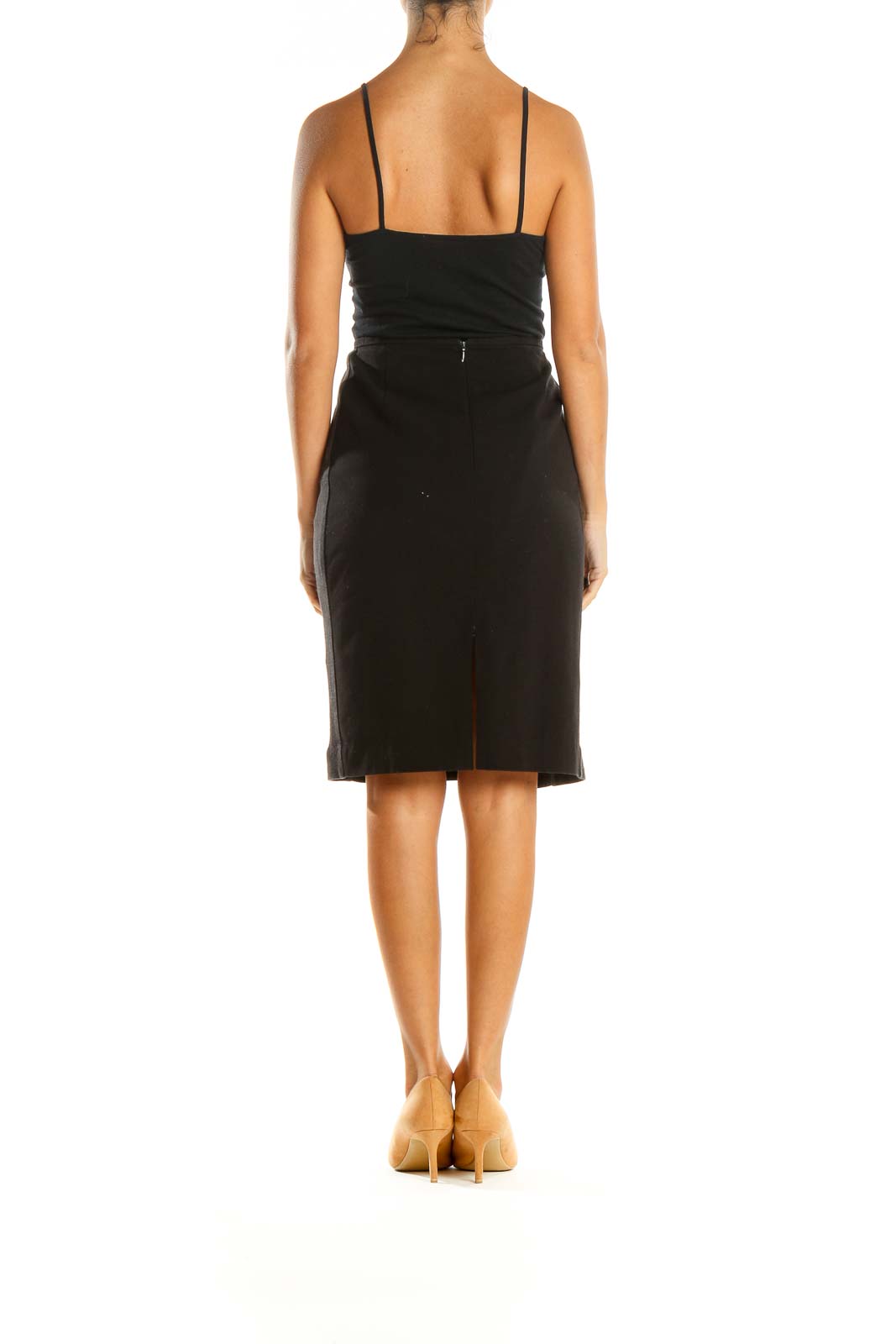 Black Brunch Pencil Skirt