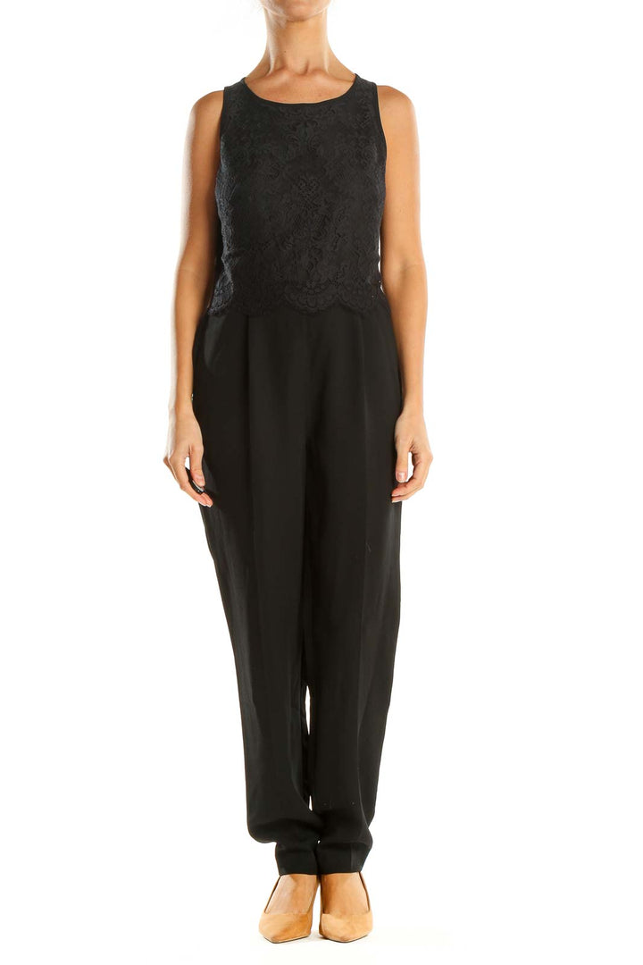 Black Lace Jumpsuit