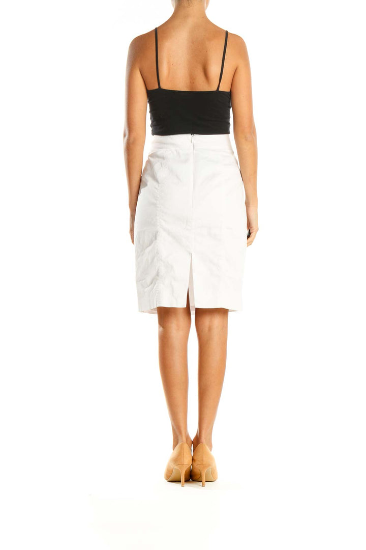 White Brunch Pencil Skirt