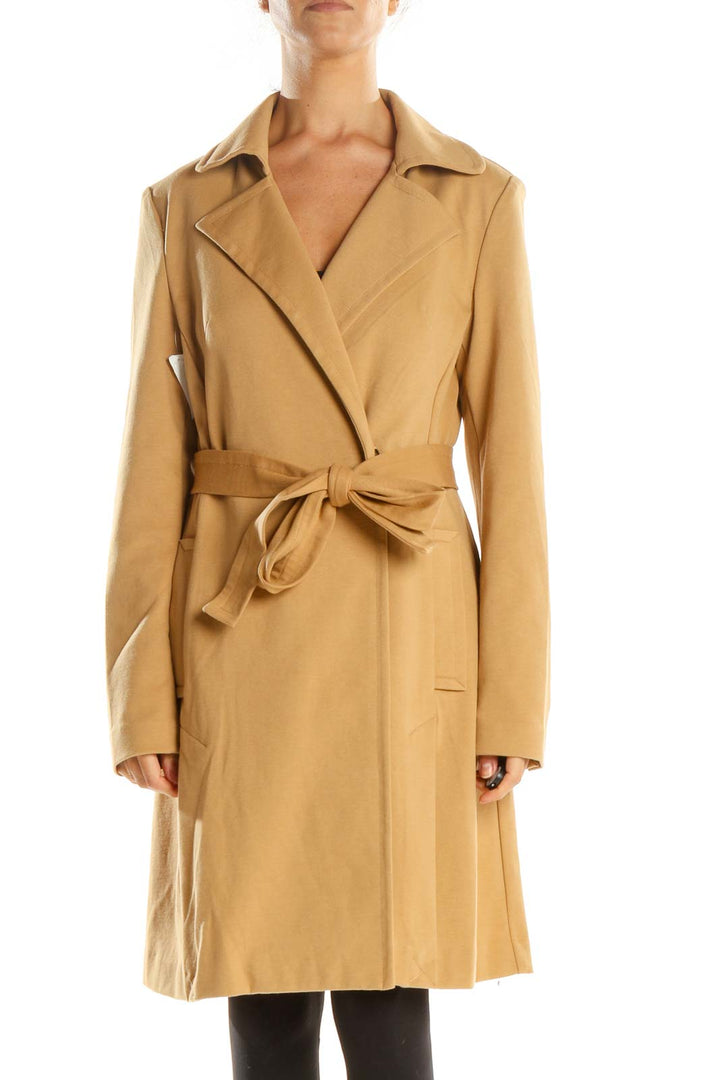 Beige Overcoat