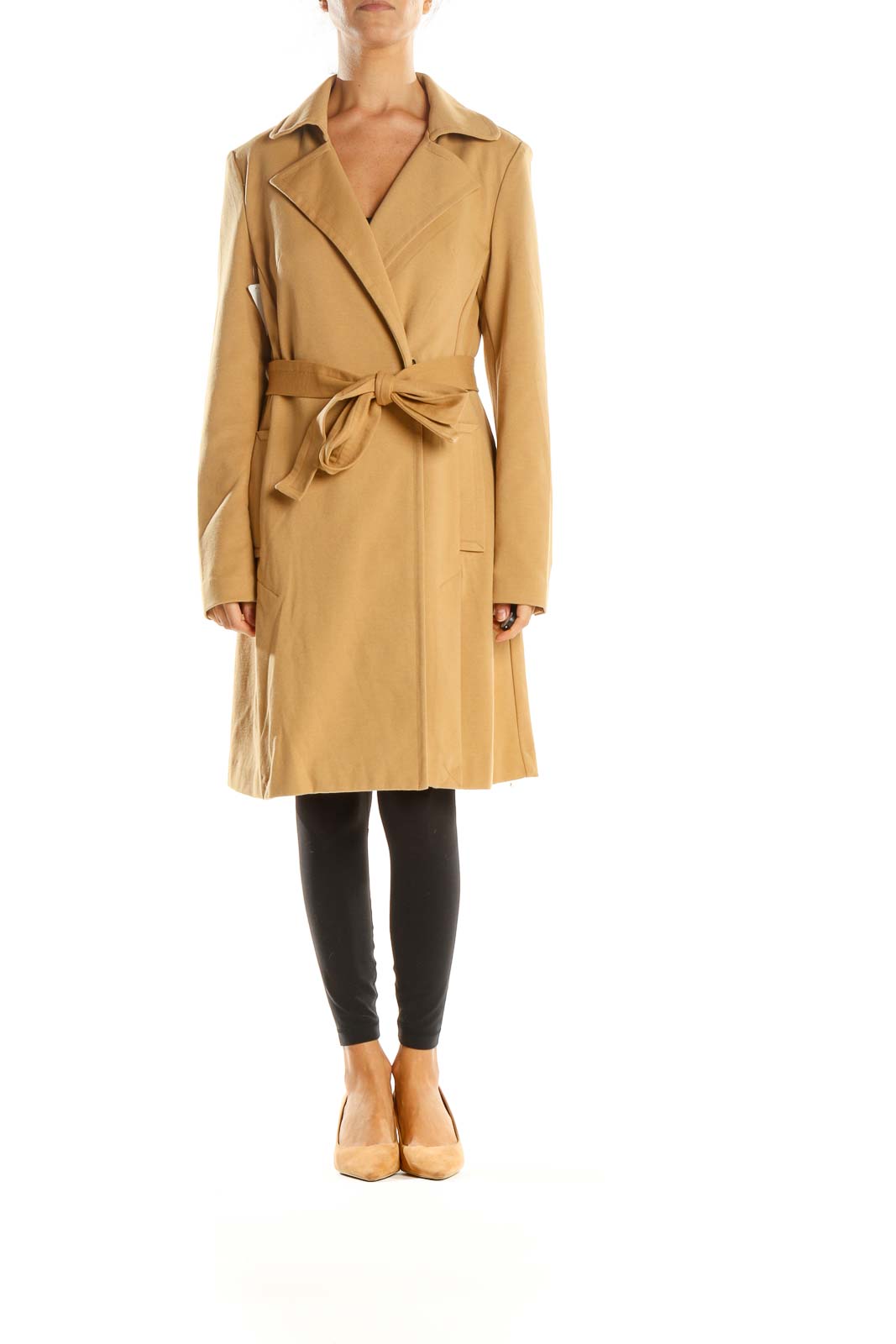 Beige Overcoat