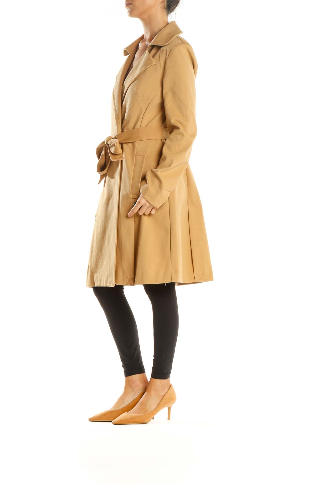 Beige Overcoat