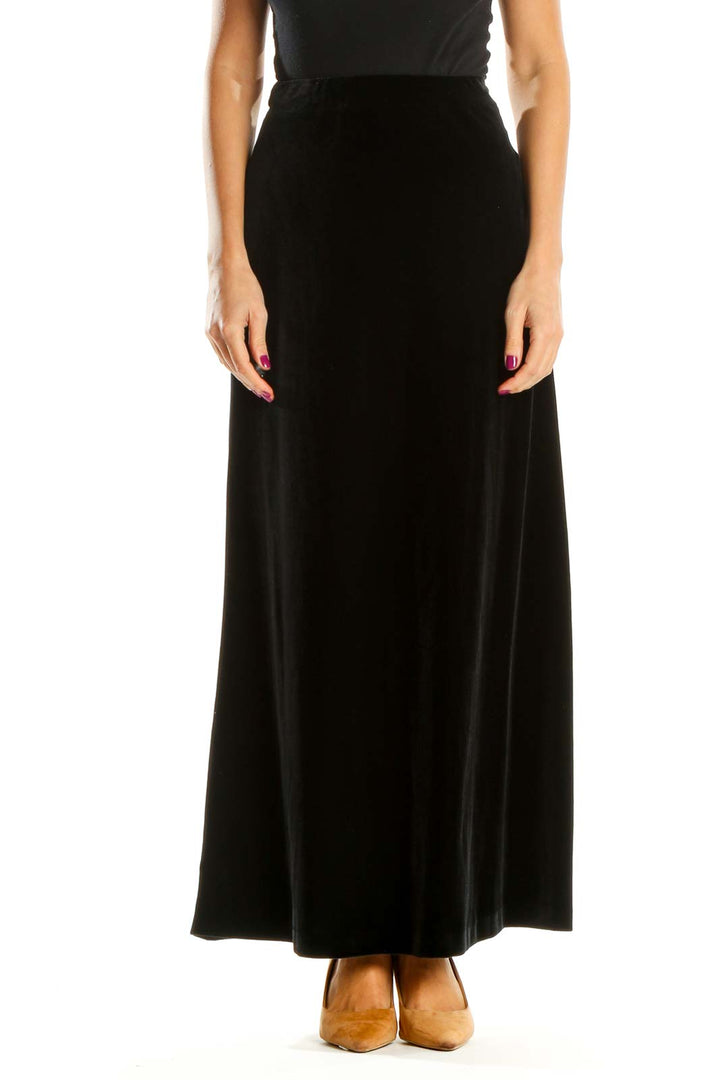 Black Brunch A-Line Skirt