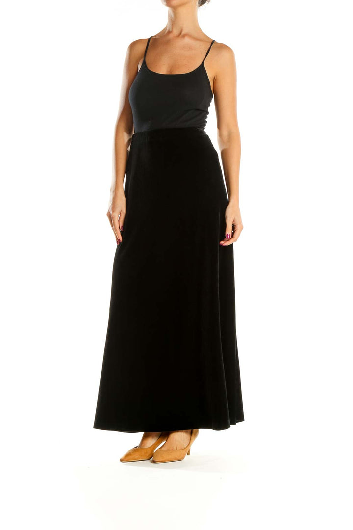 Black Brunch A-Line Skirt