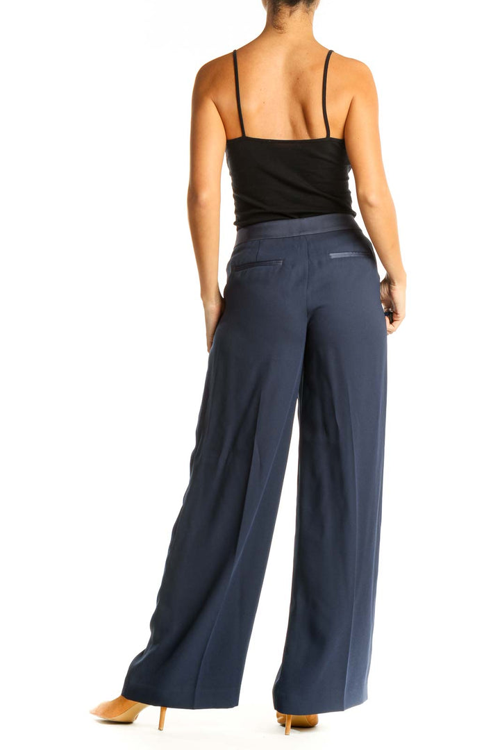 Blue Classic Palazzo Pants