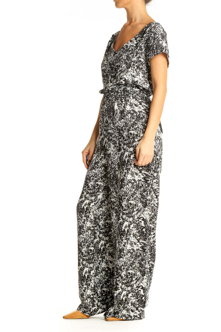 Gray Printed Jumpsuit