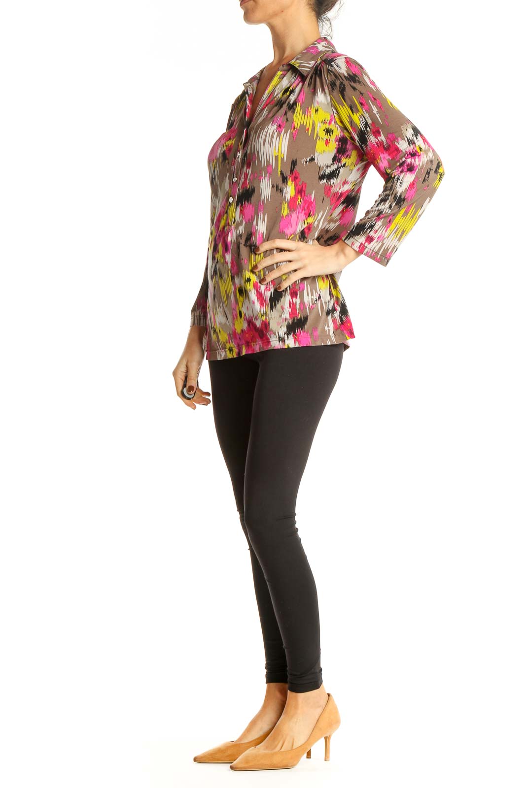 Multicolored Printed All Day Wear Shirt