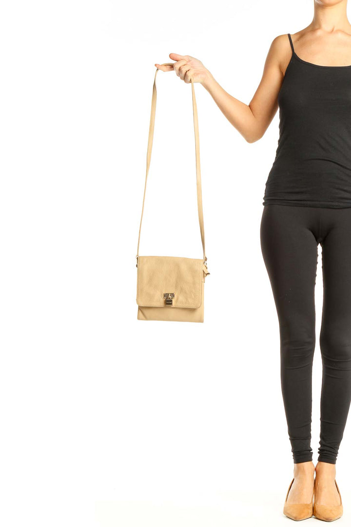 Beige Crossbody Bag