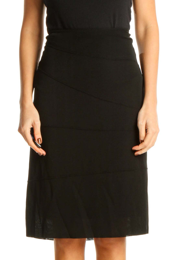 Black Classic Pencil Skirt