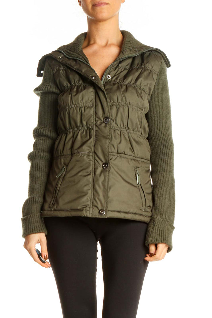 Green Quilted Jacket