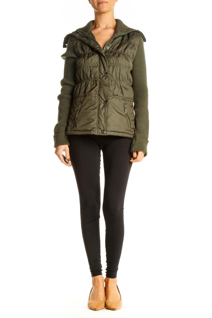 Green Quilted Jacket