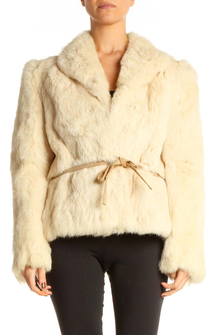 Beige Fur Jacket