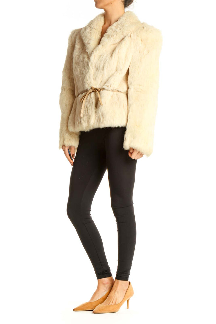 Beige Fur Jacket