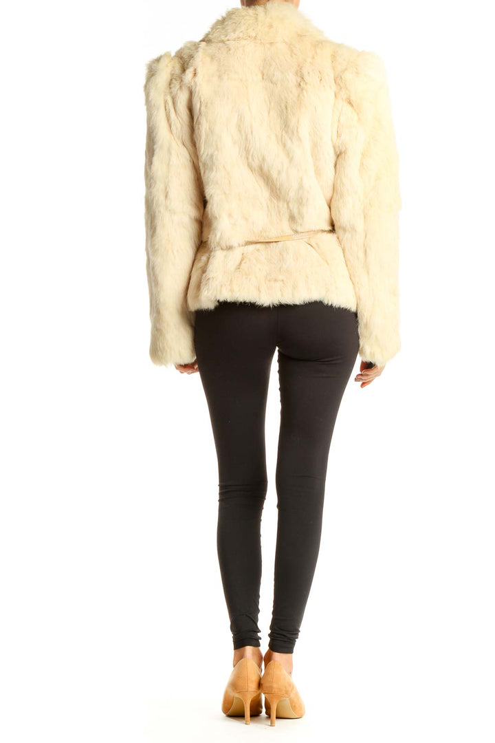 Beige Fur Jacket