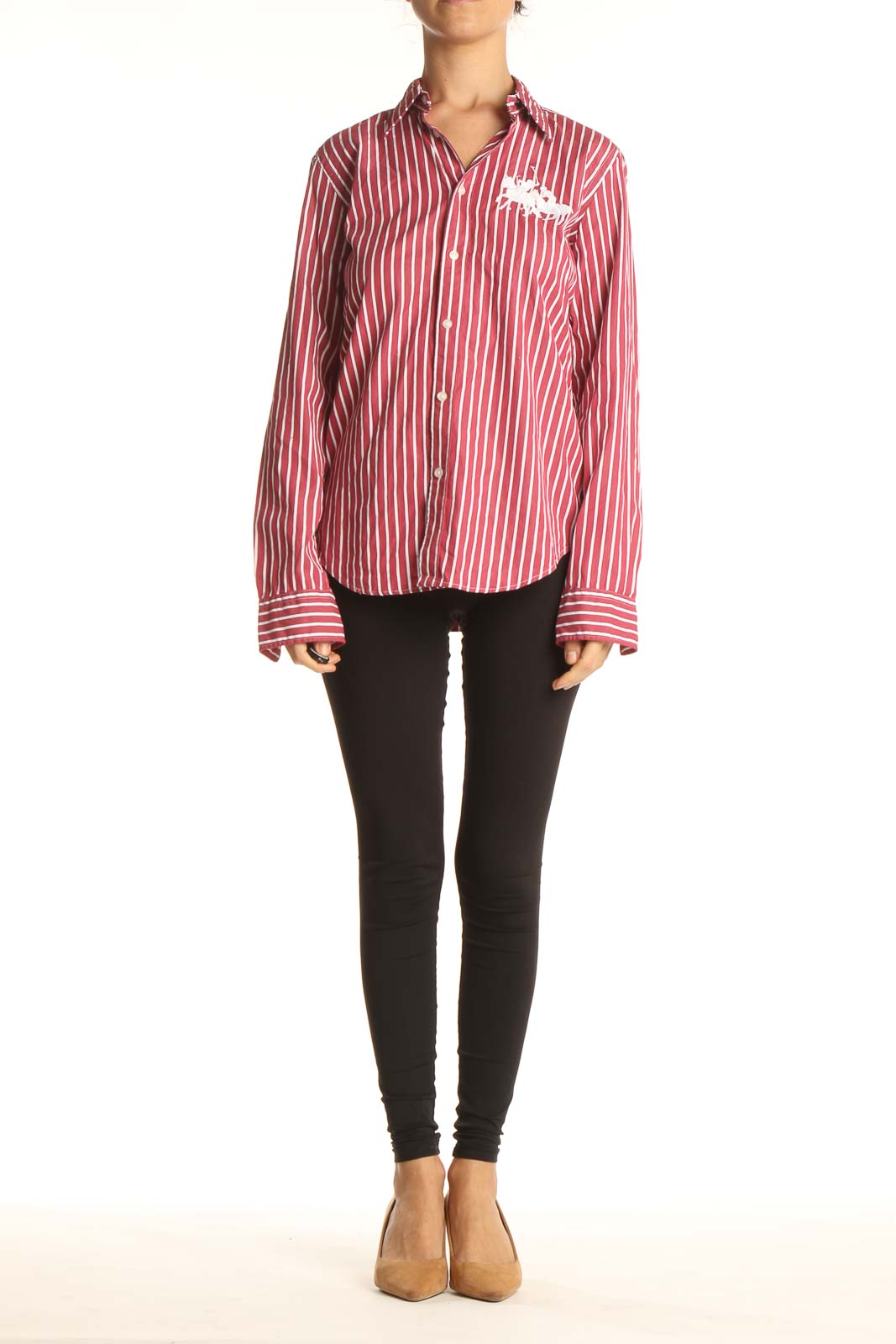 Red Striped All Day Wear Shirt