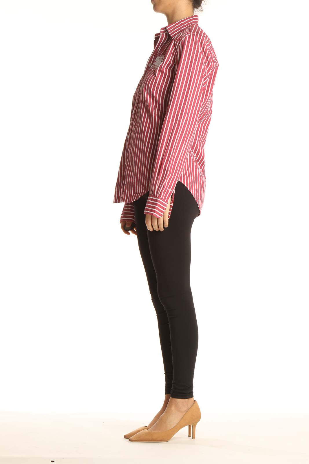 Red Striped All Day Wear Shirt