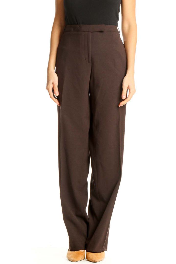 Brown All Day Wear Trousers