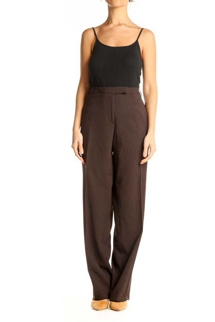 Brown All Day Wear Trousers