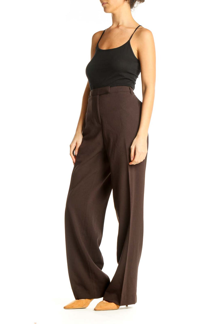 Brown All Day Wear Trousers