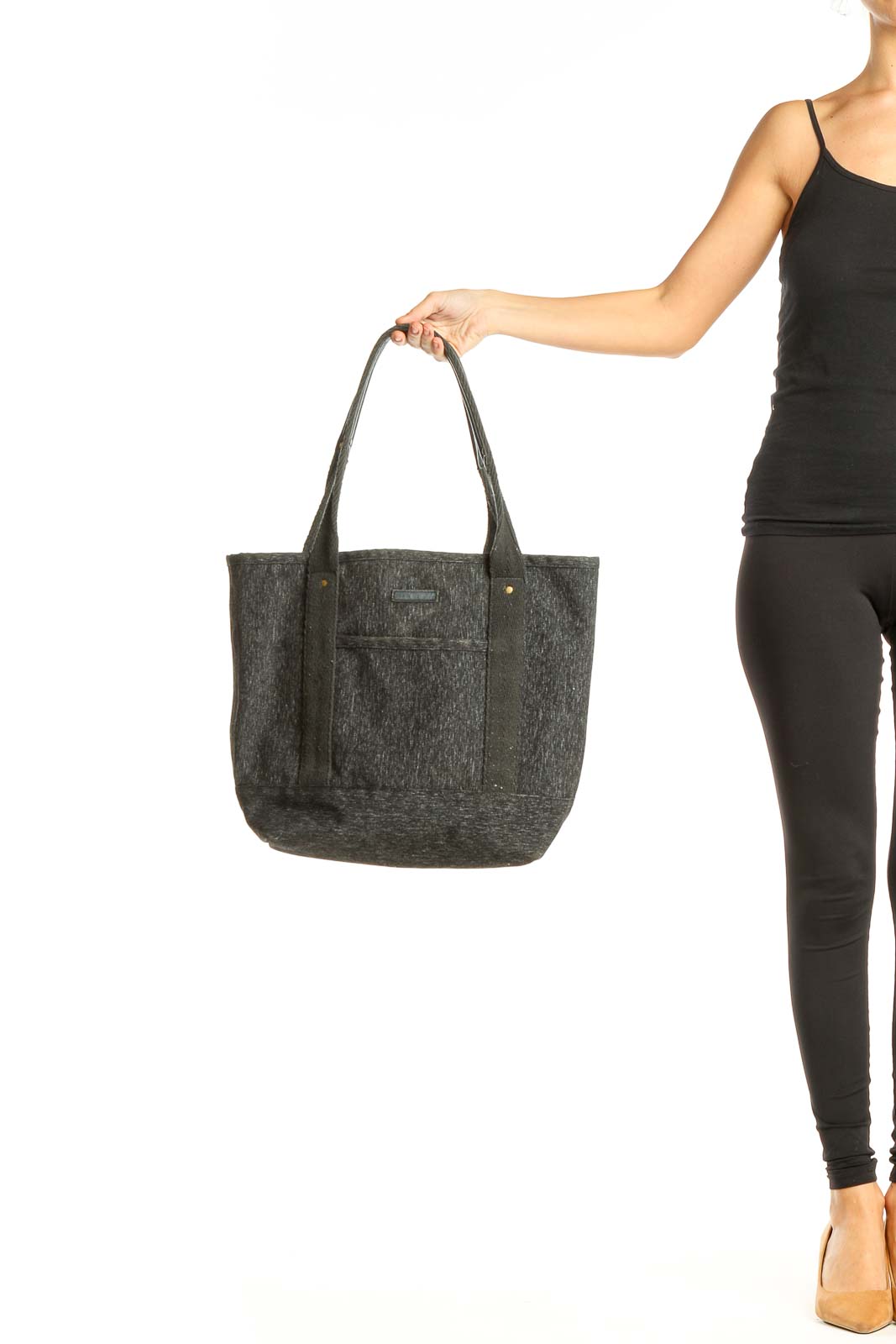 Gray Tote Bag