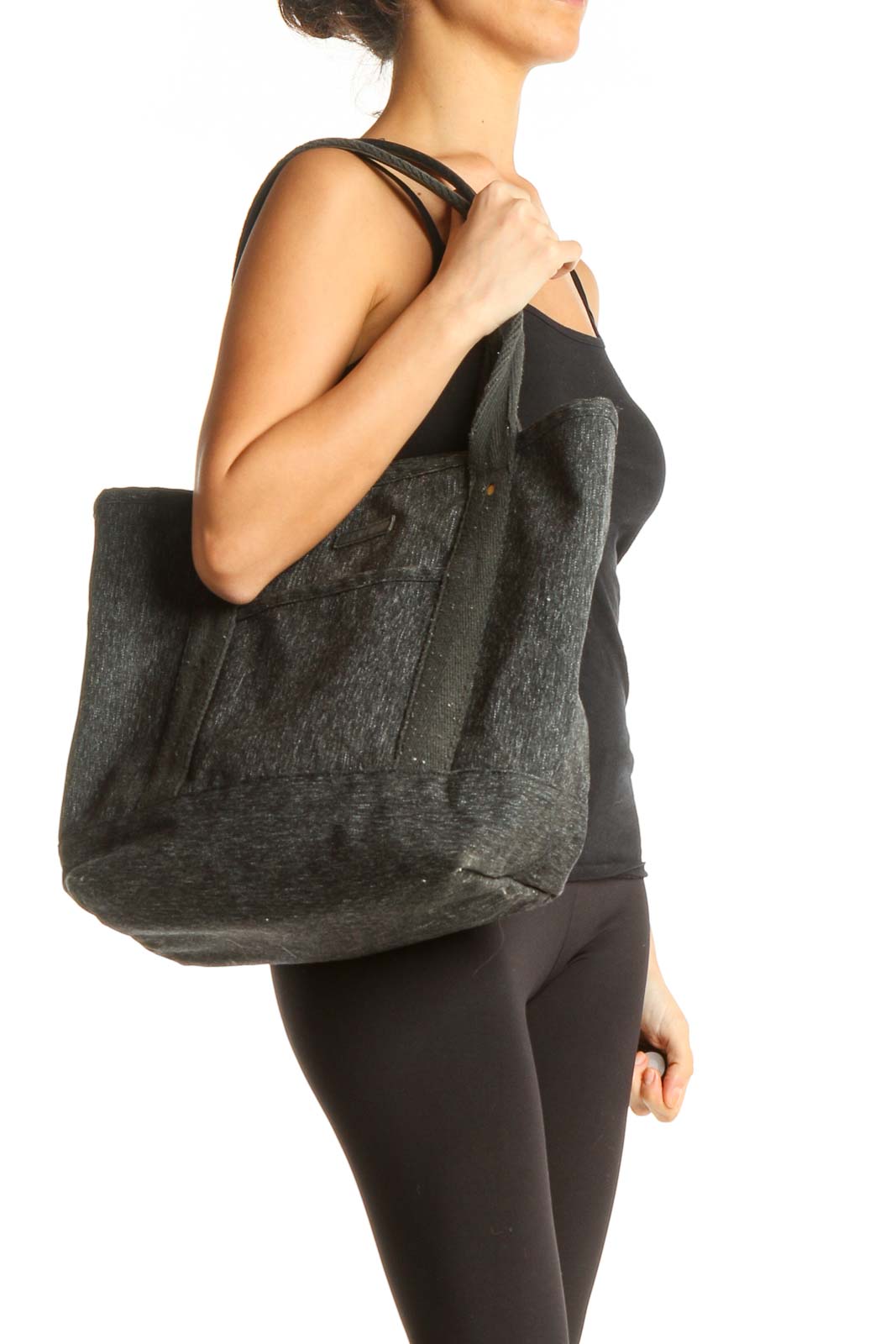 Gray Tote Bag