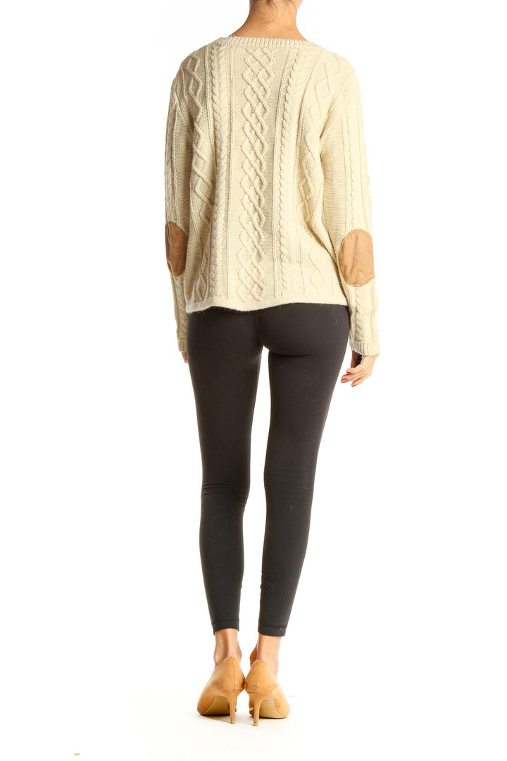 Beige All Day Wear Sweater