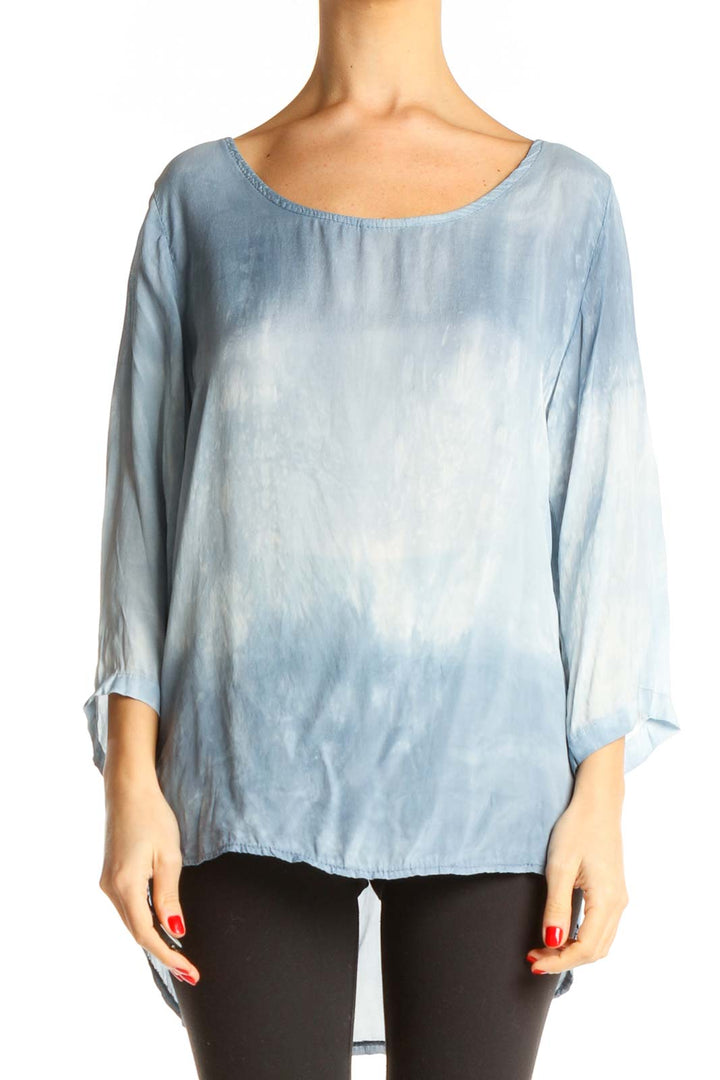 Blue Tie Dye Blouse