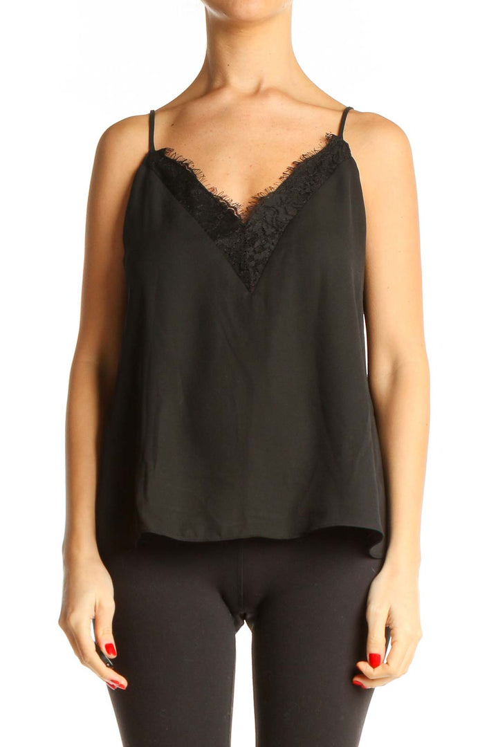 Black Lace Chic Top