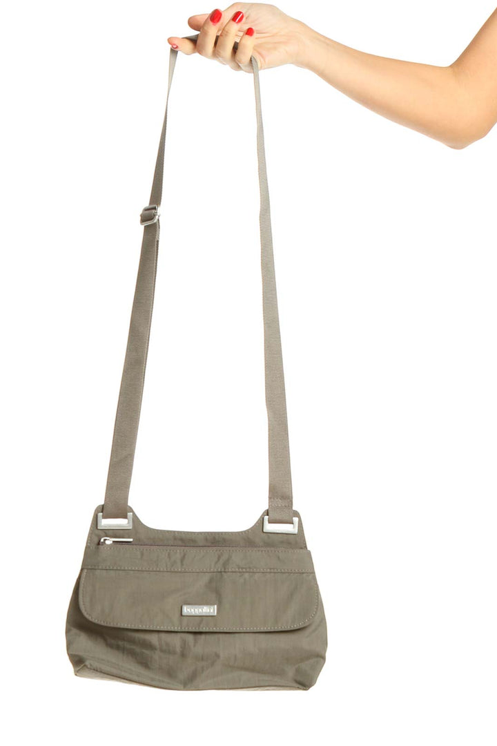 Gray Crossbody Bag